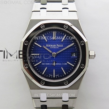 ZF공장 오데마피게 로얄오크 15202 스틸 블루다이얼 브레이슬릿 Royal Oak 39mm 15202 SS ZF 1:1 Best Edition Blue Textured Dial on SS Bracelet A2121