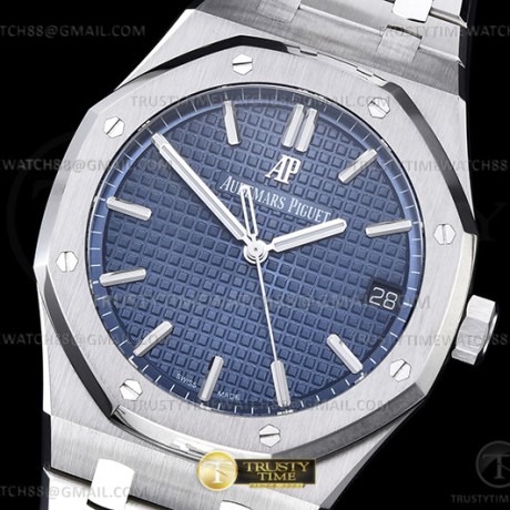 ZF공장 오데마피게 로얄오크 15500 블루다이얼 브레이슬릿 Royal Oak 41mm 15500 SS/SS Blue ZF V3 A4302