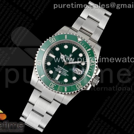 ZR공장 롤렉스 서브마리너 40 그린 3135 Submariner 116610 LV Green Ceramic ZRF 1:1 Best Edition on SS Bracelet VR3135