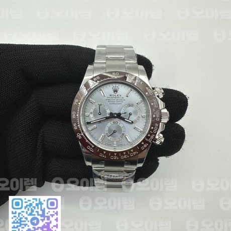 BT공장 롤렉스 세라믹 데이토나 아이스블루 8P다이아몬드인덱스 브레이슬릿 Daytona 116506 Brown Ceramic BTF 1:1 Best Edition Ice Blue Dial Crystal Marker on SS Bracelet SA4130 V2