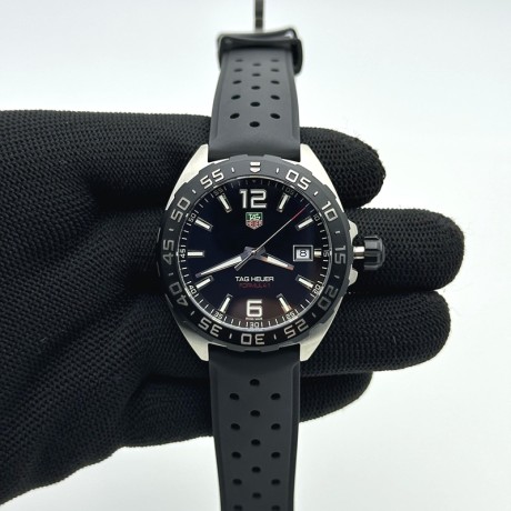 XT공장 포뮬러1 블랙다이얼 러버 쿼츠 Tag Heuer Formula 1 SS/RU Black XTF Swiss Qtz
