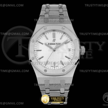 MP공장 오데마피게 로얄오크 15500 스틸 실버다이얼 브레이슬릿 Royal Oak 41mm 15500 SS/SS White MPF MY9015