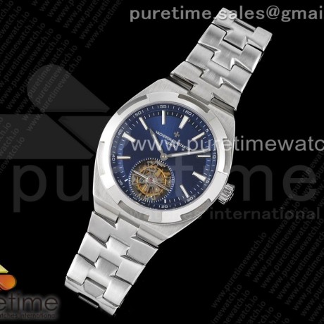 EUR공장 오버시즈 뚜르비용 블루다이얼 Traditionnelle Tourbillon SS EURF Best Edition Blue Dial on SS Bracelet