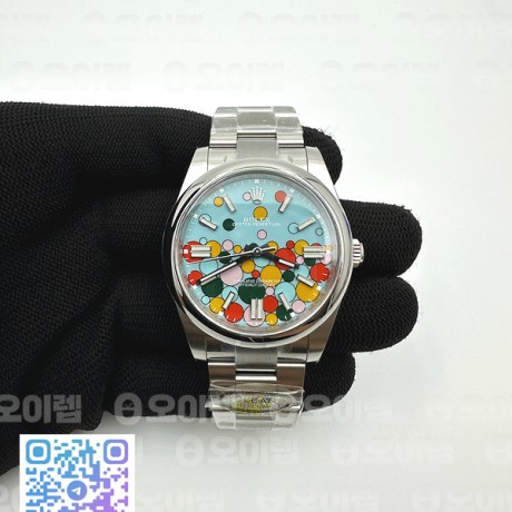 CLEAN공장 롤렉스 오이스터퍼페츄얼 41 셀레브레이션다이얼 브레이슬릿 클린공장 Oyster Perpetual 124300 41mm Clean 1:1 Best Edition 904L Steel Celebration Dial VR3230