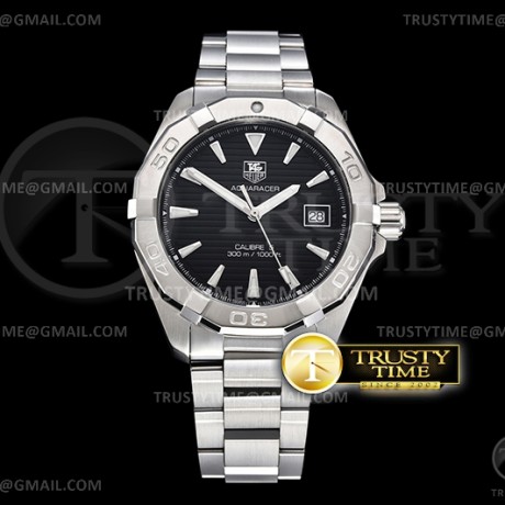 XT공장 아쿠아레이서 블랙다이얼 SW200 Aquaracer Caliber 5 41mm SS/SS Black XTF SW200