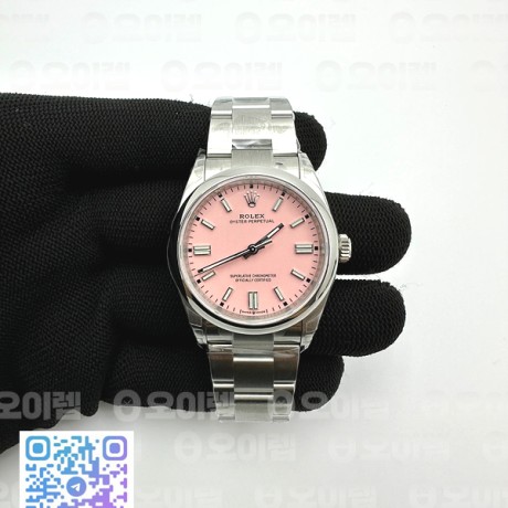 VS공장 롤렉스 오이스터퍼페츄얼 36 핑크다이얼 브레이슬릿 Oyster Perpetual 126000 36mm VSF 1:1 Best Edition 904L Steel Pink Dial VS3230