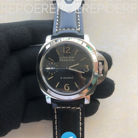 HW공장 파네라이 PAM915 루미노르 파네라이 블랙가죽스트랩 PAM915 SS HWF 1:1 Best Edition on Black Leather Strap Strap A6497