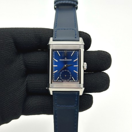 MG공장 예거 리베르소 듀오페이스 블루가죽스트랩 Reverso Tribute Small Seconds SS/LE Blue MGF A854A