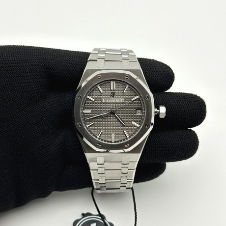 ZF공장 오데마피게 로얄오크 15500 그레이다이얼 브레이슬릿 Royal Oak 41mm 15500 SS/SS Grey ZF V3 A4302