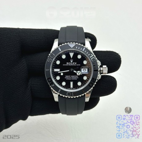 VS공장 롤렉스 요트마스터 42 스틸 블랙다이얼 러버스트랩 226659 YachtMaster 226659 42mm