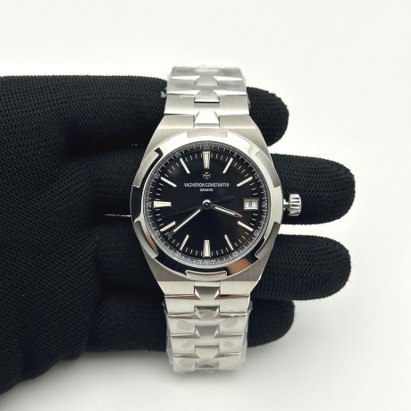 ZF공장 바쉐론콘스탄틴 오버시즈 4500V 스틸 블랙다이얼 브레이슬릿 Overseas 4500V SS ZF 1:1 Best Edition Black Dial on SS Bracelet A5100