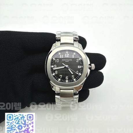 3K공장 파텍필립 아쿠아넛 그레이다이얼 브레이슬릿 Aquanaut 5167 SS 3KF Best Edition Gray Dial on SS Bracelet A324 Super Clone V2