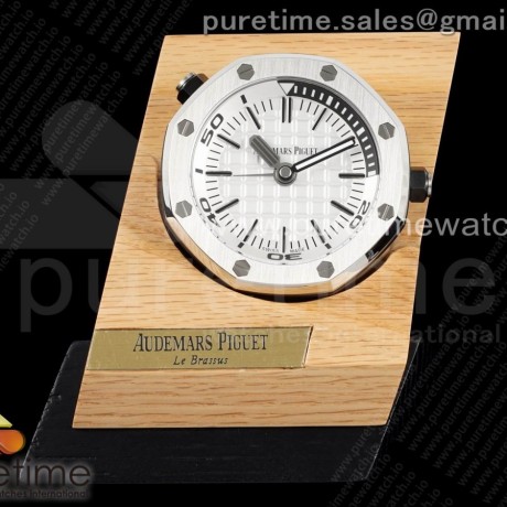 V9공장 로얄오크오프쇼어 탁상시계 쿼츠 Royal Oak Offshore 26470 White V9F 1:1 Best Edition Desk Clock