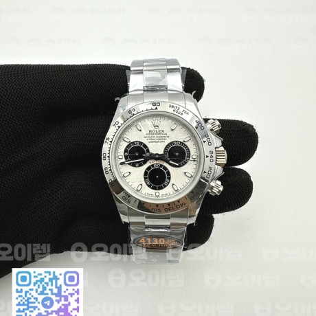 QF공장 롤렉스 스틸 데이토나 운석다이얼 브레이슬릿 Daytona 116520 SS/SS Met/Stk 904L QF V2 A4130