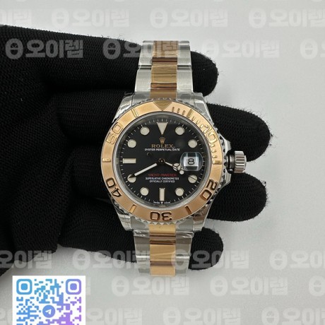 VS공장 롤렉스 요트마스터 40 로즈골드콤비 블랙다이얼 브레이슬릿 3235 Yacht-Master 126621 904L/RG VSF 1:1 Best Edition Black Dial On 904L/RG Bracelet VS3235