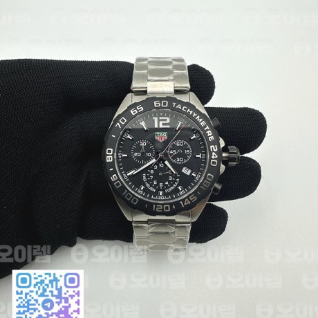 A8공장 태그호이어 포뮬러1 43MM  블랙다이얼 쿼츠