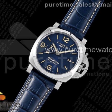 VS공장 파네라이 PAM1033 블루다이얼 블루가죽스트랩 PAM1033 V 44mm VSF 1:1 Best Edition Blue Dial on Blue Leather Strap P.9011 Super Clone