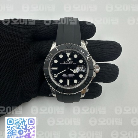 VS공장 롤렉스 요트마스터 42 스틸 블랙다이얼 러버스트랩 226659 YachtMaster 226659 42mm