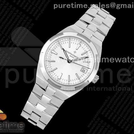 ZF공장 바쉐론콘스탄틴 오버시즈 4500V 스틸 화이트다이얼 브레이슬릿 Overseas 4500V SS ZF 1:1 Best Edition Silver Dial on SS Bracelet A5100
