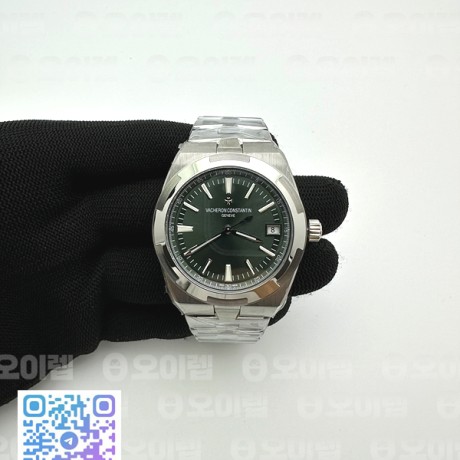 8F공장 바쉐론콘스탄틴 오버시즈 4500V 스틸 그린다이얼 브레이슬릿 Overseas 4500V SS 8F 1:1 Best Edition Green Dial on SS Bracelet A5100