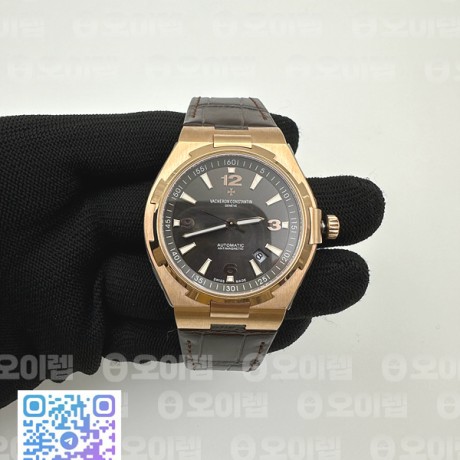 8F공장 오버시즈 로골 브라운다이얼 가죽스트랩 Overseas RG 8F Maker Brown Dial on Brown Leather Strap MIYOTA9015