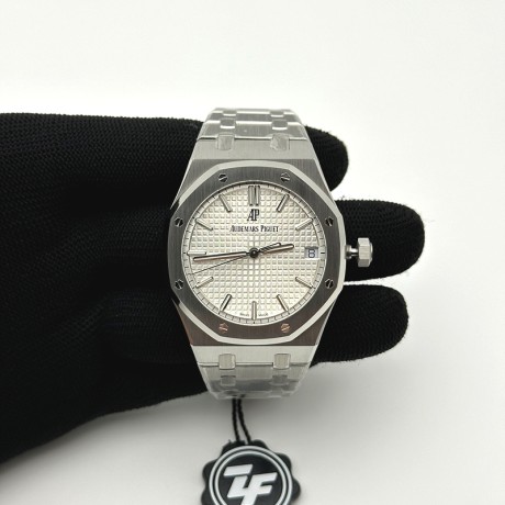 ZF공장 오데마피게 로얄오크 15500 화이트다이얼 브레이슬릿 Royal Oak 41mm 15500 SS/SS White ZF V3 A4302