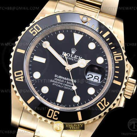 GM공장 V3 롤렉스 서브마리너 41 신형 옐로우골드금통 흑금통 브레이슬릿 Submariner 126618LN 904 YG/YG Black GMF V3 VR3235