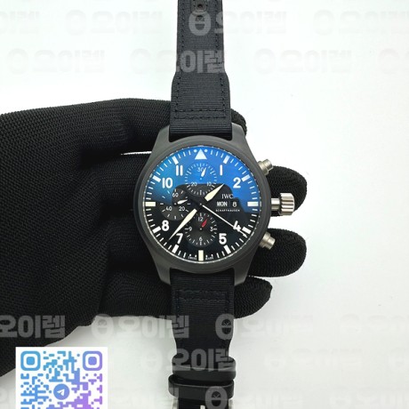 AZ공장 탑건 세라믹 블랙다이얼 나일론스트랩 TOP GUN Real Ceramic AZF Best Edition on Black Nylon Strap A7750