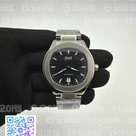 MK공장 피아제 폴로 42MM 스틸 블랙다이얼 브레이슬릿 Piaget Polo S 42mm SS Black Textured Dial on SS Bracelet A1110P