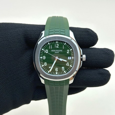 3K공장 파텍필립 아쿠아넛 5168 스틸 그린다이얼 러버스트랩 Aquanaut Ref.5168 SS/RU Green/Num 3KF V3 Asia 330