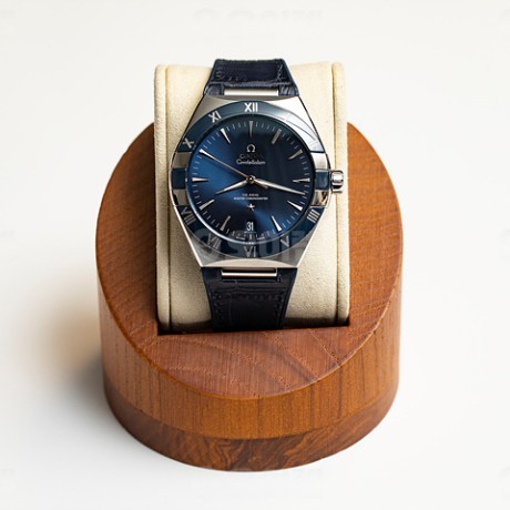 VS공장 오메가 컨스텔레이션 블루다이얼 가죽스트랩 Constellation 41mm SS VSF SBF 1:1 Best Edition Blue Textured Dial on Blue Leather Strap A8900 VS공장