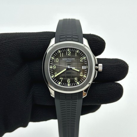 zf공장 파텍필립 아쿠아넛 블랙다이얼 블랙러버스트랩 Aquanaut Ref.5165A SS/RU Black/Num ZF 1:1 MY9015
