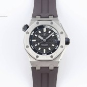 APS공장 오데마피게 로얄오크오프쇼어 다이버 15720 스틸 그레이다이얼 러버스트랩 Royal Oak Offshore Diver 15720 SS APSF 1:1 Best Edition Gray Dial on Gray Rubber Strap A4308 Super Clone