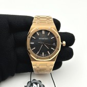 ZF공장 오데마피게 로얄오크 15500 로즈골드금통 블랙다이얼 브레이슬릿 Royal Oak 41mm 15500 RG ZF 1:1 Best Edition Black Textured Dial on RG Bracelet A4302 V2
