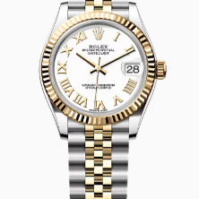 AR공장 롤렉스 레이디 데이저스트 31 옐로우골드콤비 화이트다이얼 로만인덱스 쥬빌레브레이슬릿