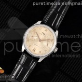 APS공장 IWC 포르투기저 오토메틱 스틸 로즈골드다이얼 블랙가죽스트랩 Portugieser Automatic 42mm SS APSF 1:1 Best Edition RG Dial on Black Leather Strap A52011