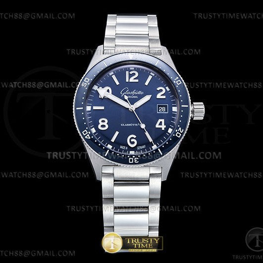 RXW공장 글라슈테오리지널 씨큐 39mm 블루다이얼 브레이슬릿 Spezialist SeaQ 39mm SS/SS Blue RXW SW200