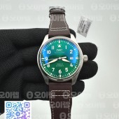 A7공장 IWC 파일럿 마크20 그린다이얼 가죽스트랩 V7공장