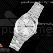 V8F공장 오버시즈 화이트다이얼 Overseas Ultra-Thin 2000V V8F Best Edition White Dial on SS Bracelet A1120