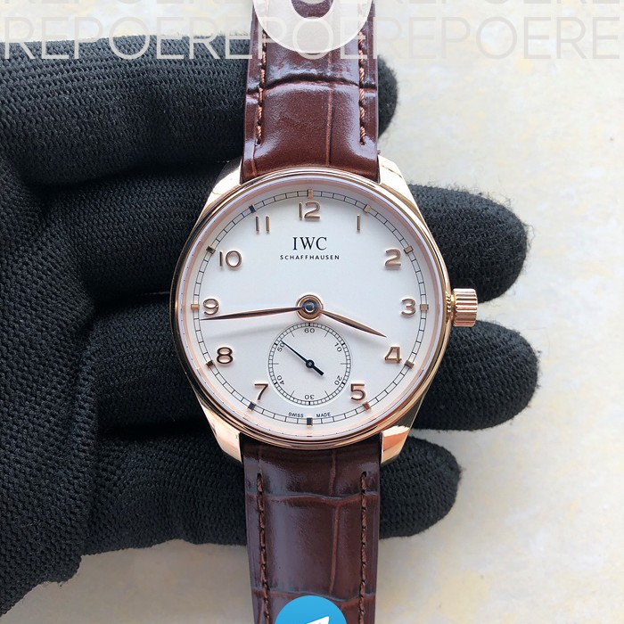 YL공장 포르투기저 로골 화이트다이얼 가죽스트랩 Portugieser RG/LE White/RG Num YLF A82200