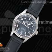 M+F공장 IWC 마크18 블랙다이얼 가죽스트랩 Mark XVIII IW327001 SS Black Dial on Black Leather Strap A35111