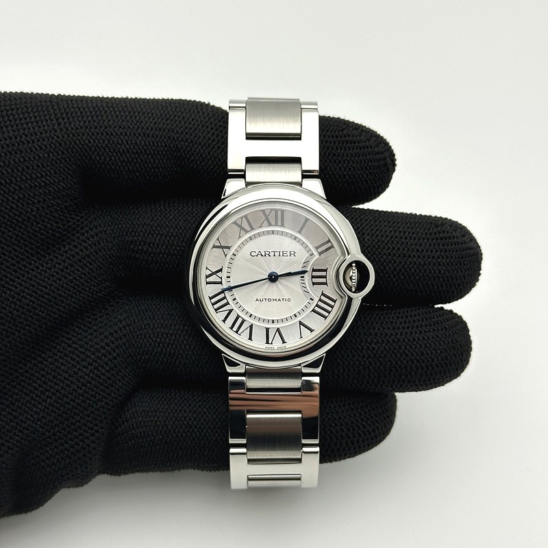 CH공장 까르띠에 발롱블루 36mm 스틸 화이트다이얼 오토메틱 브레이슬릿 Ballon Bleu 36mm SS CHF 1:1 Best Edition White Texture Dial on SS Bracelet NH05A