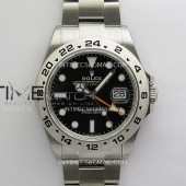 QF공장 롤렉스 익스플로러2 블랙다이얼 브레이슬릿 Explorer II 42mm 226570 904L SS QF 1:1 Best Edition Black Dial on Bracelet SH3285 CHS