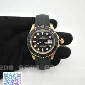VS공장 롤렉스 요트마스터 40 신형 에버로즈골드금통 블랙다이얼 러버스트랩 3235 YachtMaster 126655 40mm RG/RU Blk VSF VS3235