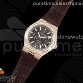 8F공장 오버시즈 로골 브라운다이얼 가죽스트랩 Overseas RG 8F Maker Brown Dial on Brown Leather Strap MIYOTA9015