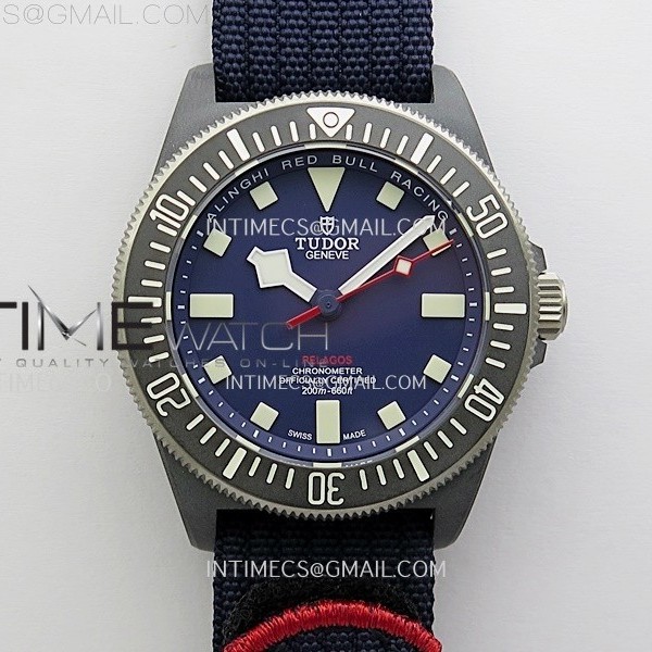 M+공장 튜더 펠라고스 블루다이얼 블랙베젤 나일론스트랩 Pelagos M25707KN/24-0001 Carbon M+F 1:1 V4 Best Edition Blue dial Black Bezel on Nylon Strap Miyota 8N-24