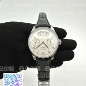 AZ공장 IWC 포르투기저 애뉴얼캘린더 스틸 화이트다이얼 가죽스트랩 Portugieser Annual Cal SS/LE Wht/Silv AZF A52850