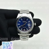 CLEAN공장 롤렉스 데이저스트 41 스틸 블루다이얼 플루티드베젤오이스터브레이슬릿 클린공장 DateJust 41 126334 Clean 1:1 Best Edition 904L Steel Blue Stick Dial on Oyster Bracelet SA3235 클린