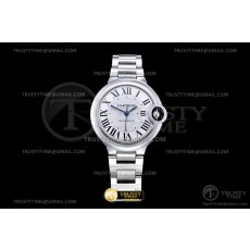 V6공장 까르띠에 발롱블루 33 오토메틱 브레이슬릿 Jap NH05  Balon Bleu Ladies 33mm SS/SS Wht V6F V7 Jap NH05