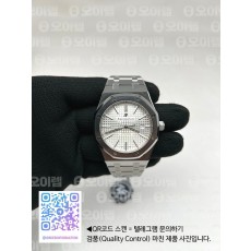 국내배송!! ZF공장 오데마피게 로얄오크 15400 스틸 화이트다이얼 브레이슬릿 (고유번호 ozf117)